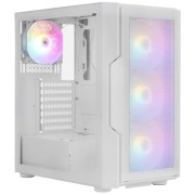 Корпус 1STPLAYER TRILOBITE T7-P White / ATX / 4x120mm LED fans / T7-P-WH-4F1-W