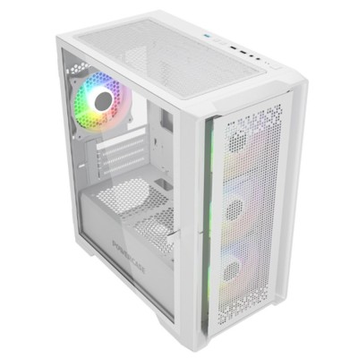 Корпус Powercase ByteFlow Micro White, Tempered Glass, 4х 120mm ARGB fans, ARGB HUB, белый, mATX (CAMBFW-A4) Корпус Powercase ByteFlow Micro White, Tempered Glass, 4х 120mm ARGB fans, ARGB HUB, белый, mATX (CAMBFW-A4)