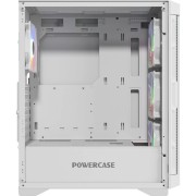 Корпус Powercase Ultimate White, Tempered Glass, 4x 120mm ARGB fans, ARGB HUB, белый, ATX (CUW-A4)