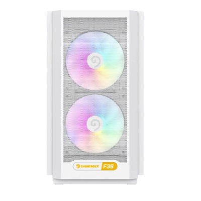 Корпуса GameMax Корпус F36 WH без БП (Midi Tower, ATX, Белый, 1*USB Type-C, 3*120мм) Корпуса GameMax Корпус F36 WH без БП (Midi Tower, ATX, Белый, 1*USB Type-C, 3*120мм)