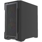 Корпус Powercase Корпус Mistral Micro X3B ARGB, Tempered Glass, 3x 120mm ARGB PWM Fan, чёрный, mATX (CMMXB-A3)