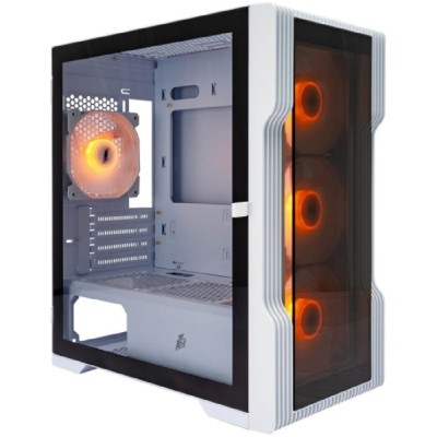 Корпус 1STPLAYER TRILOBITE T3-G ARGB White / mATX / 4x120mm ARGB fans / T3-G-WH-4F7-W Корпус 1STPLAYER TRILOBITE T3-G ARGB White / mATX / 4x120mm ARGB fans / T3-G-WH-4F7-W