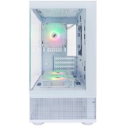Корпус 1STPLAYER MIKU Mi2-A ARGB White / mATX / 3x120mm ARGB fans / Mi2-A-WH-2FC7R-W-1FC7-W