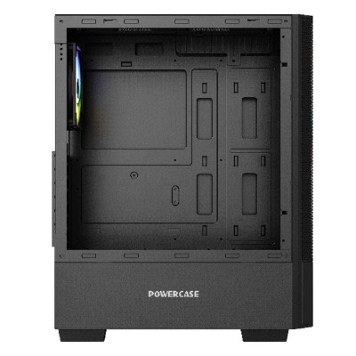 Корпус Powercase Mistral AY3B ARGB, Tempered Glass, 2x 140mm +1x 120mm ARGB Fans, чёрный, ATX (CMAYB-A3) Корпус Powercase Mistral AY3B ARGB, Tempered Glass, 2x 140mm +1x 120mm ARGB Fans, чёрный, ATX (CMAYB-A3)
