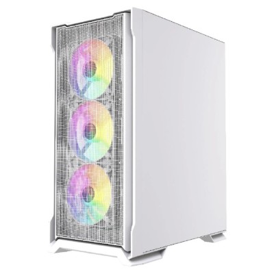 Корпус Powercase Mistral AZ4W ARGB, Tempered Glass, 4x 120mm ARGB Fans, белый, ATX (CMAZW-A4) Корпус Powercase Mistral AZ4W ARGB, Tempered Glass, 4x 120mm ARGB Fans, белый, ATX (CMAZW-A4)