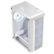 Корпус 1STPLAYER BULLET HUNTER H6 ARGB White / ATX / 4x120mm ARGB fans / H6-WH-4F7-W