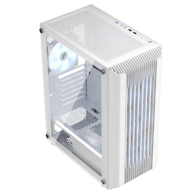 Корпус 1STPLAYER BULLET HUNTER H6 ARGB White / ATX / 4x120mm ARGB fans / H6-WH-4F7-W Корпус 1STPLAYER BULLET HUNTER H6 ARGB White / ATX / 4x120mm ARGB fans / H6-WH-4F7-W