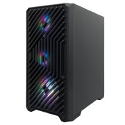 Корпус 1STPLAYER TRILOBITE T5 ARGB Black / mATX / 4x120mm ARGB fans / T5-BK-4F7