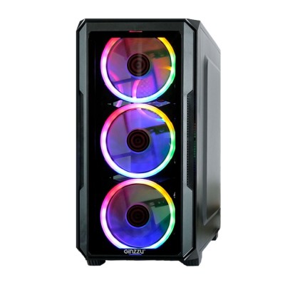 корпус Ginzzu CL690 mATX FAN 4*12FRGB корпус Ginzzu CL690 mATX FAN 4*12FRGB