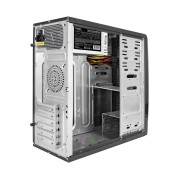 Корпуса Exegate EX299339RUS Корпус Miditower ExeGate UN-604-UNS450 (ATX, БП UNS450 с вент. 12см, 2*USB+2*USB3.0, аудио, черный)