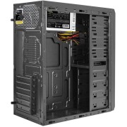 Корпуса Exegate EX299343RUS Корпус Miditower ExeGate UN-605B-UNS450 (ATX, БП UNS450 с вент. 12см, 2*USB, аудио, блокировка, черный)