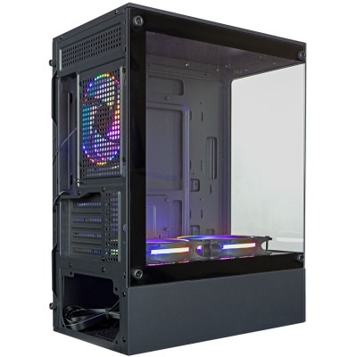 корпус Ginzzu CL475 mATX FAN 3*12LC4 передняя панель Стекло корпус Ginzzu CL475 mATX FAN 3*12LC4 передняя панель Стекло