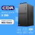 Корпус CBR Корпус mATX Minitower V205, без БП, 1*USB 3.0, 1*USB 2.0, HD Audio+Mic, ручка, каркас металл 1.8мм, Black PCC-MATX-V205-WPSU Корпус CBR Корпус mATX Minitower V205, без БП, 1*USB 3.0, 1*USB 2.0, HD Audio+Mic, ручка, каркас металл 1.8мм, Black PCC-MATX-V205-WPSU