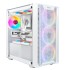 корпус Ginzzu CL660 mATX FAN 4*12FRGB передняя панель Решетка Белый корпус Ginzzu CL660 mATX FAN 4*12FRGB передняя панель Решетка Белый