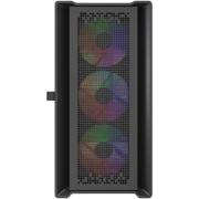 Корпус Powercase ByteFlow Micro Black LE, Tempered Glass, 4х 120mm ARGB PWM fans, чёрный, mATX без встроенного хаба (CAMBFB-A4-LE)