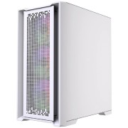 Корпус Powercase ByteFlow Micro White LE, Tempered Glass, 4х 120mm ARGB PWM fans, белый, mATX без встроенного хаба (CAMBFW-A4-LE)