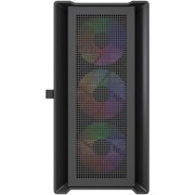 Корпус Powercase Alisio Micro X4B V2 LE, Tempered Glass, 4х 120mm ARGB PWM fans, чёрный, mATX без встроенного хаба (CAMCXB-A4-LE)
