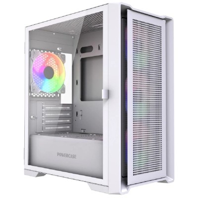 Корпус Powercase Alisio Micro X4W V2 LE, Tempered Glass, 4х 120mm ARGB PWM fans, белый, mATX без встроенного хаба (CAMCXW-A4-LE) Корпус Powercase Alisio Micro X4W V2 LE, Tempered Glass, 4х 120mm ARGB PWM fans, белый, mATX без встроенного хаба (CAMCXW-A4-LE)