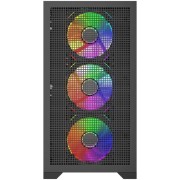 Корпус Powercase Mistral Micro B315, Tempered Glass, 4x 120mm ARGB PWM Fan, чёрный, mATX (CMMB315-A4)