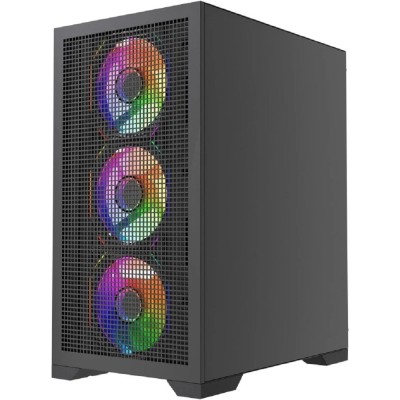 Корпус Powercase Mistral Micro B315, Tempered Glass, 4x 120mm ARGB PWM Fan, чёрный, mATX (CMMB315-A4) Корпус Powercase Mistral Micro B315, Tempered Glass, 4x 120mm ARGB PWM Fan, чёрный, mATX (CMMB315-A4)