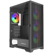 Корпус Powercase Mistral B415, Tempered Glass, 4x 120mm ARGB PWM Fans, чёрный, ATX (CMAB415-A4)