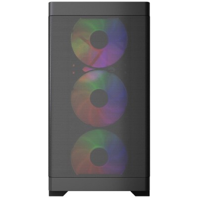 Корпус Powercase Корпус Mistral Micro A13B, Tempered Glass, 4x120mm FRGB fan, чёрный, mATX (CMMA13B-L4) Корпус Powercase Корпус Mistral Micro A13B, Tempered Glass, 4x120mm FRGB fan, чёрный, mATX (CMMA13B-L4)