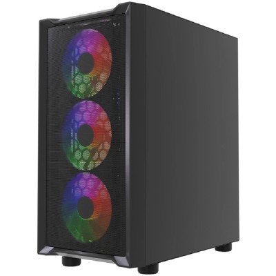 Корпус Powercase Mistral Micro EM19, Tempered Glass, 4x120mm ARGB PWM fan, чёрный, mATX (CMMEM19B-A4) Корпус Powercase Mistral Micro EM19, Tempered Glass, 4x120mm ARGB PWM fan, чёрный, mATX (CMMEM19B-A4)