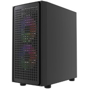 Корпус Powercase Mistral Micro EM20, Tempered Glass, 2x140mm + 1x120mm FRGB fan, чёрный, mATX (CMMEM20B-L3)