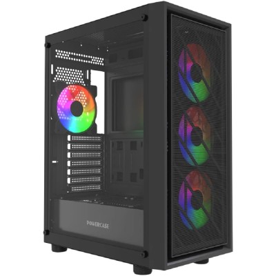 Корпус Powercase Mistral EA16, Tempered Glass, 4x 120mm FRGB Fan, чёрный, ATX (CMAEA16-L4) Корпус Powercase Mistral EA16, Tempered Glass, 4x 120mm FRGB Fan, чёрный, ATX (CMAEA16-L4)