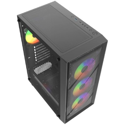 Корпус Powercase Mistral EA21, Tempered Glass, 4x 120mm FRGB Fan, чёрный, ATX (CMAEA21-L4) Корпус Powercase Mistral EA21, Tempered Glass, 4x 120mm FRGB Fan, чёрный, ATX (CMAEA21-L4)