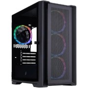 Корпус 1STPLAYER TRILOBITE T4 MESH ARGB Black / mATX / 4x120mm ARGB fans / T4-BK-4FS7