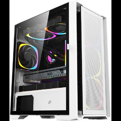 Корпус 1STPLAYER TRILOBITE T4 MESH ARGB White / mATX / 4x120mm ARGB fans / T4-WH-4FS7-W Корпус 1STPLAYER TRILOBITE T4 MESH ARGB White / mATX / 4x120mm ARGB fans / T4-WH-4FS7-W