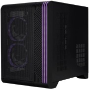 Корпус 1STPLAYER VT5 ARGB Black / mATX / 3x120mm ARGB fans / VT5-BK-3FS7