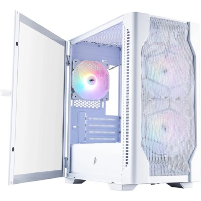 Корпус 1STPLAYER Корпус DK D4-M FRGB White / mATX / 2x140mm & 1x120mm FRGB fans / D4-M-WH-2F1P-W-1F1-W Корпус 1STPLAYER Корпус DK D4-M FRGB White / mATX / 2x140mm & 1x120mm FRGB fans / D4-M-WH-2F1P-W-1F1-W
