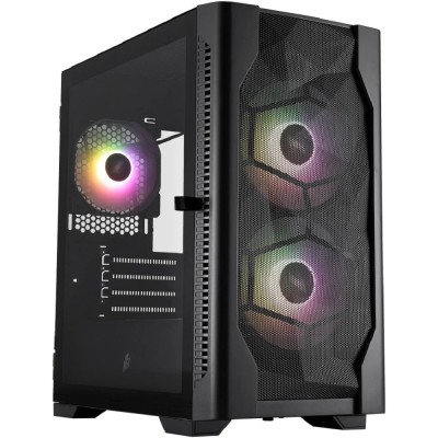 Корпус 1STPLAYER Корпус DK D4-M ARGB Black / mATX / 2x140mm & 1x120mm ARGB fans / D4-M-BK-2F7-14-1F7 Корпус 1STPLAYER Корпус DK D4-M ARGB Black / mATX / 2x140mm & 1x120mm ARGB fans / D4-M-BK-2F7-14-1F7