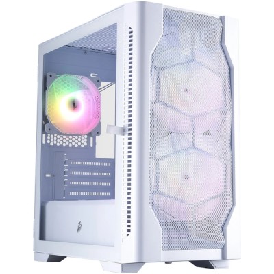 Корпус 1STPLAYER Корпус DK D4-M ARGB White / mATX / 2x140mm & 1x120mm ARGB fans / D4-M-WH-2F7-14-W-1F7-W Корпус 1STPLAYER Корпус DK D4-M ARGB White / mATX / 2x140mm & 1x120mm ARGB fans / D4-M-WH-2F7-14-W-1F7-W