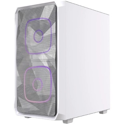 Корпус Powercase Корпус Mistral SM06 ARGB, Tempered Glass, 3x120mm ARGB PWM fans, белый, mATX (CMMSM06W-A3) Корпус Powercase Корпус Mistral SM06 ARGB, Tempered Glass, 3x120mm ARGB PWM fans, белый, mATX (CMMSM06W-A3)