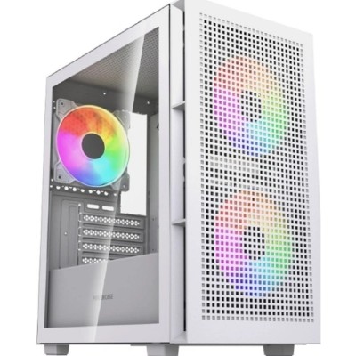 Корпус Powercase Корпус Mistral SM05 ARGB, Tempered Glass, 3x120mm ARGB PWM fans, белый, mATX (CMMSM05W-A3) Корпус Powercase Корпус Mistral SM05 ARGB, Tempered Glass, 3x120mm ARGB PWM fans, белый, mATX (CMMSM05W-A3)
