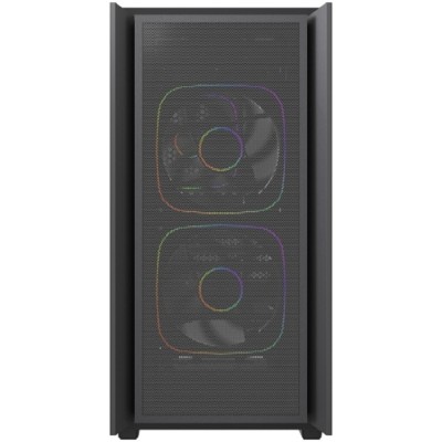 Корпус Powercase Корпус Mistral SM03 ARGB, Tempered Glass, 3x120mm ARGB PWM fans, чёрный, mATX (CMMSM03B-A3) Корпус Powercase Корпус Mistral SM03 ARGB, Tempered Glass, 3x120mm ARGB PWM fans, чёрный, mATX (CMMSM03B-A3)