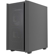 Корпус Powercase Корпус Mistral SM03 ARGB, Tempered Glass, 3x120mm ARGB PWM fans, чёрный, mATX (CMMSM03B-A3)