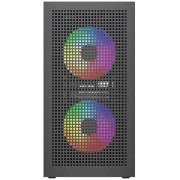 Корпус Powercase Корпус Mistral SM05 ARGB, Tempered Glass, 3x120mm ARGB PWM fans, чёрный, mATX (CMMSM05B-A3)
