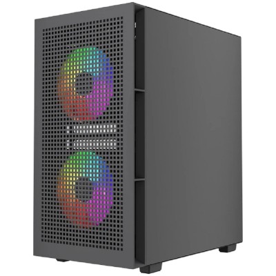 Корпус Powercase Корпус Mistral SM05 ARGB, Tempered Glass, 3x120mm ARGB PWM fans, чёрный, mATX (CMMSM05B-A3) Корпус Powercase Корпус Mistral SM05 ARGB, Tempered Glass, 3x120mm ARGB PWM fans, чёрный, mATX (CMMSM05B-A3)