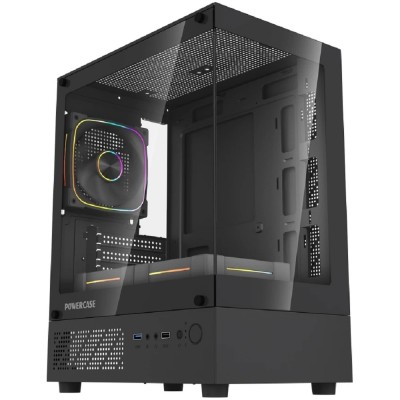 Корпус Powercase Корпус Vision Micro M1 ARGB, Tempered Glass, 3x 120mm ARGB fans, чёрный, mATX (CVMM1B-A3) Корпус Powercase Корпус Vision Micro M1 ARGB, Tempered Glass, 3x 120mm ARGB fans, чёрный, mATX (CVMM1B-A3)