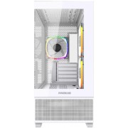 Корпус Powercase Корпус Vision Micro M1 ARGB, Tempered Glass, 3x 120mm ARGB fans, белый, mATX (CVMM1W-A3)