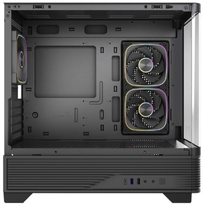 Корпус Powercase Корпус Vision Micro M6B, Curved Glass, Type-C, 3x 120mm ARGB PWM Fan, чёрный, mATX (CVMM6B-A3) Корпус Powercase Корпус Vision Micro M6B, Curved Glass, Type-C, 3x 120mm ARGB PWM Fan, чёрный, mATX (CVMM6B-A3)