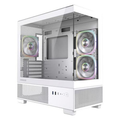Корпус Powercase Корпус Vision Micro S4W, Tempered Glass, Type-C, 3x 120mm ARGB PWM Fan, ARGB+PWM HUB, белый, mATX (CVMMSHW-A3) Корпус Powercase Корпус Vision Micro S4W, Tempered Glass, Type-C, 3x 120mm ARGB PWM Fan, ARGB+PWM HUB, белый, mATX (CVMMSHW-A3)