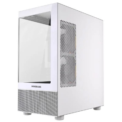 Корпус Powercase Корпус Vision Micro M2 ARGB, Tempered Glass, 3x 120mm ARGB PWM Fan, белый, mATX (CVMWM2-A3) Корпус Powercase Корпус Vision Micro M2 ARGB, Tempered Glass, 3x 120mm ARGB PWM Fan, белый, mATX (CVMWM2-A3)