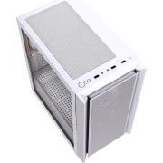 Корпус Powercase Корпус Mistral SM03 ARGB, Tempered Glass, 3x120mm ARGB PWM fans, белый, mATX (CMMSM03W-A3)