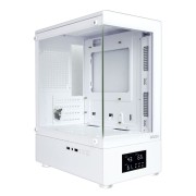 корпус Ginzzu RX450D mATX жк. дисплей (Белый)