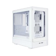 корпус Ginzzu CL420 mATX передняя панель Стекло белый